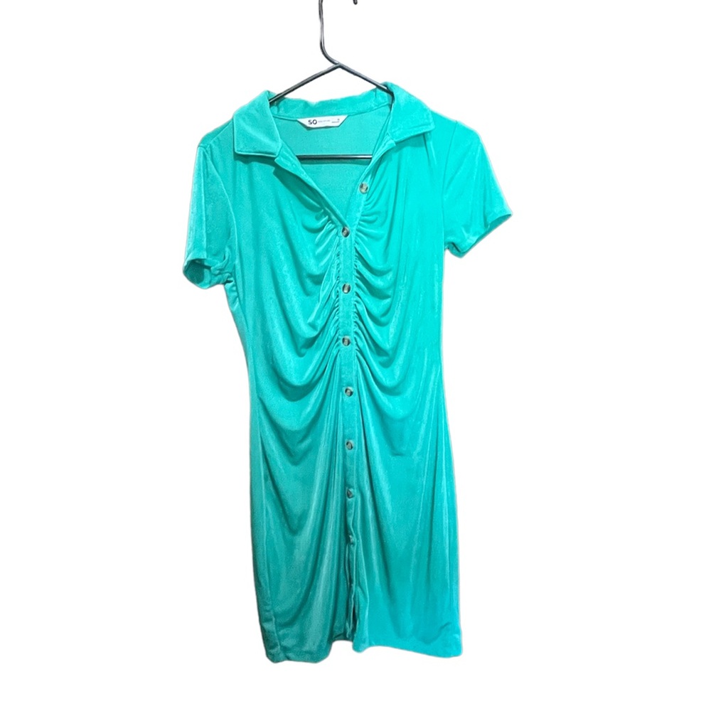 SO button up dress